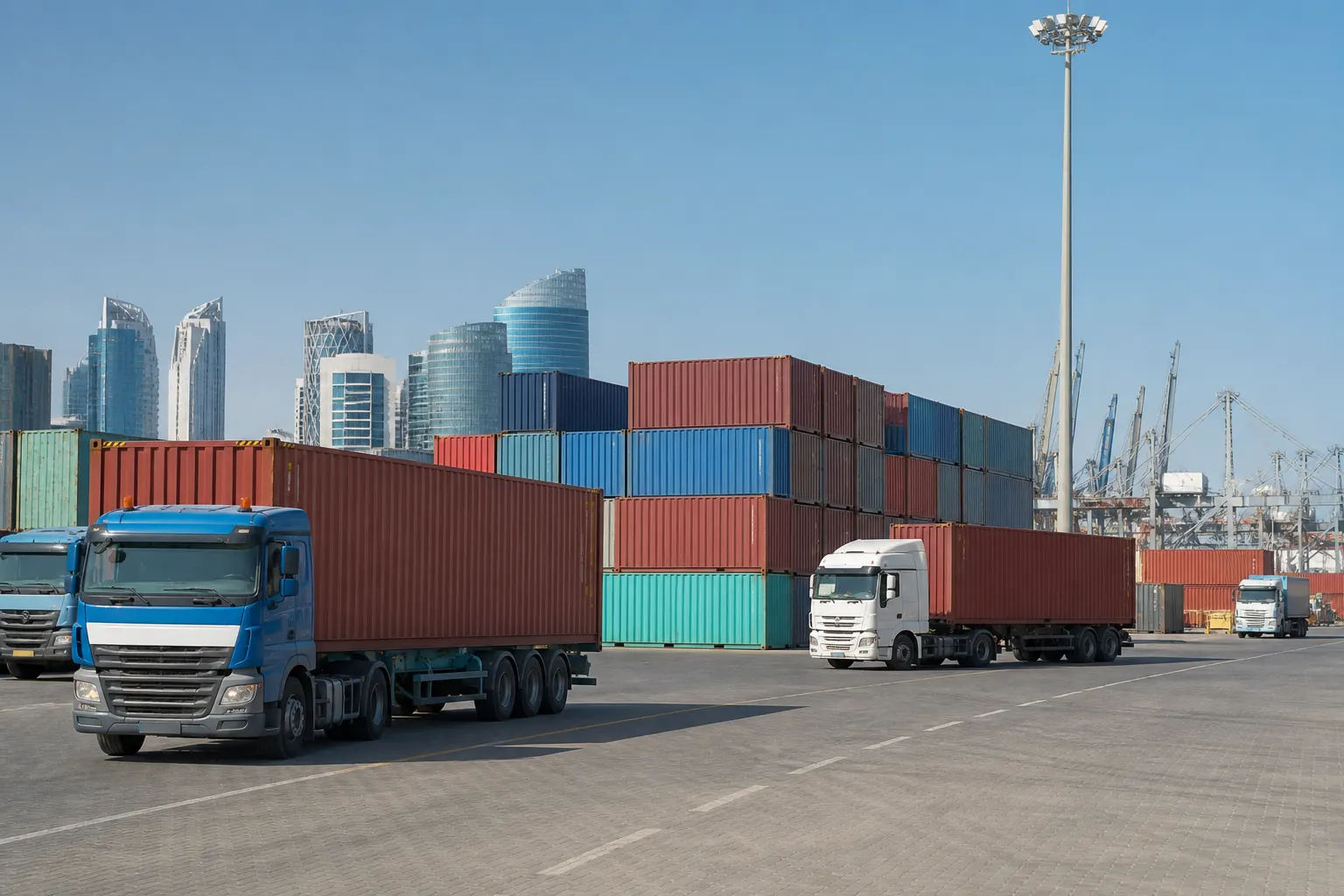 Shipping containers for construction and industrial use in Qatar