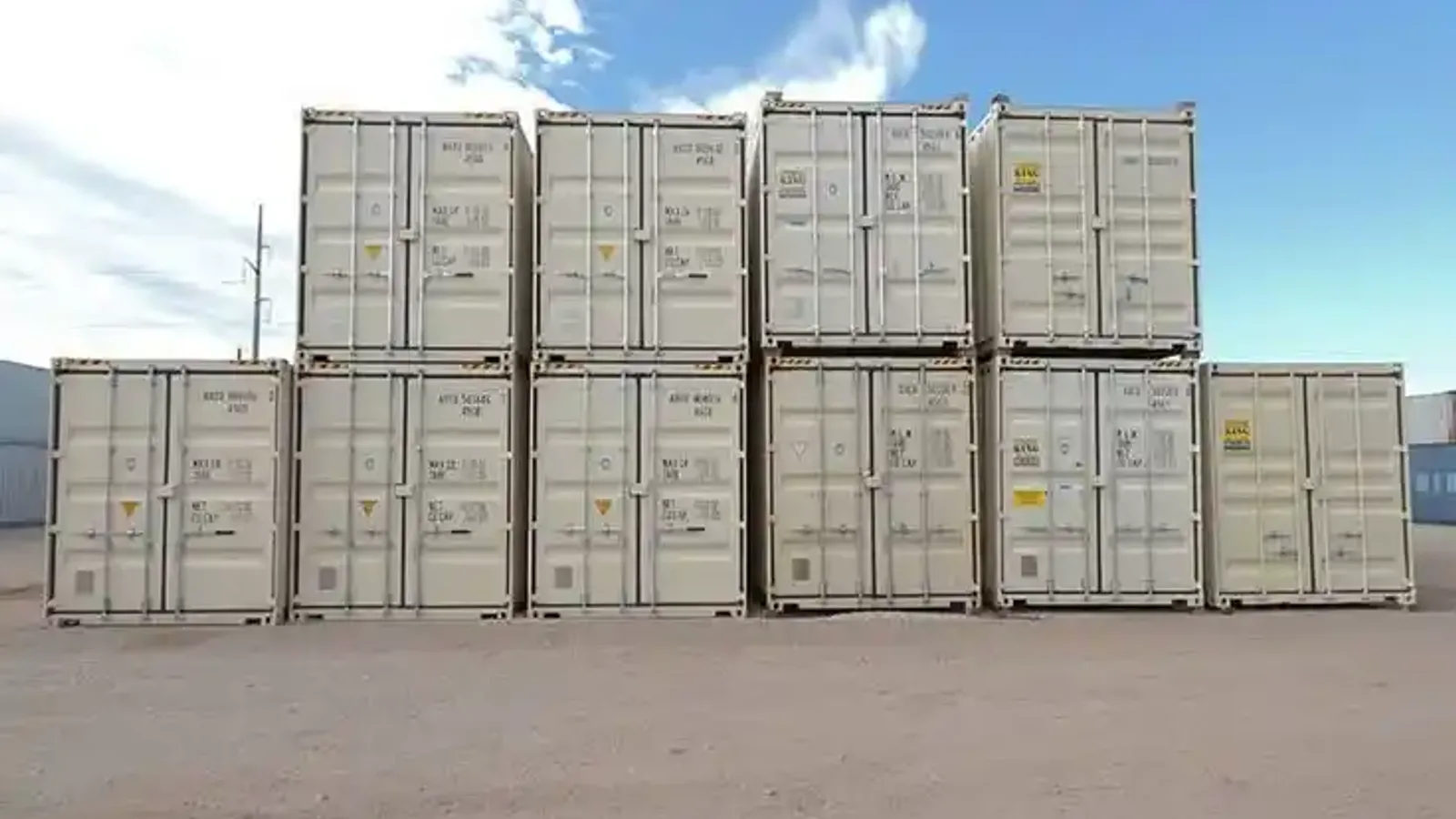 40ft high cube shipping container in Dubai
