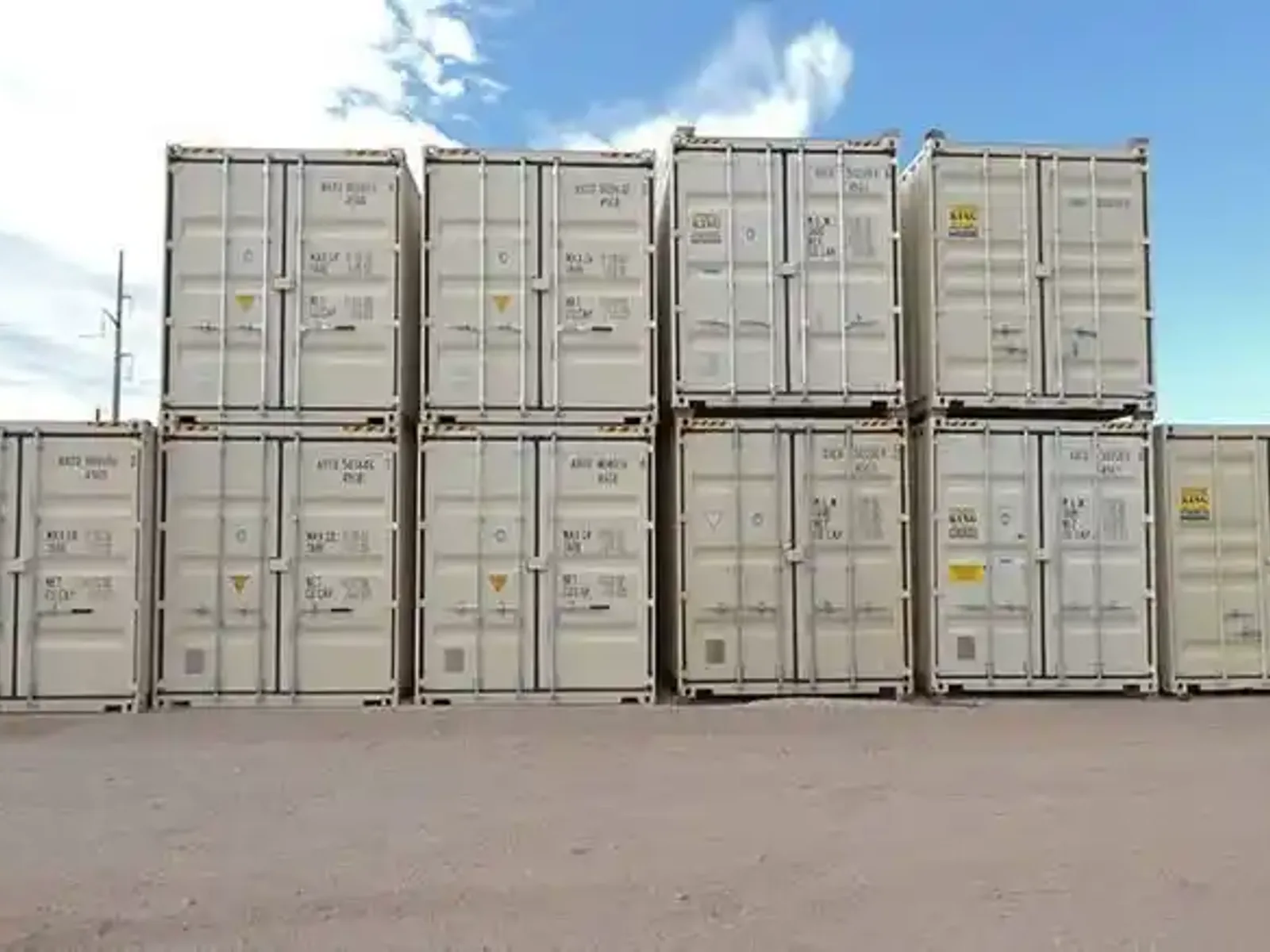 New one-trip shipping container in Dubai