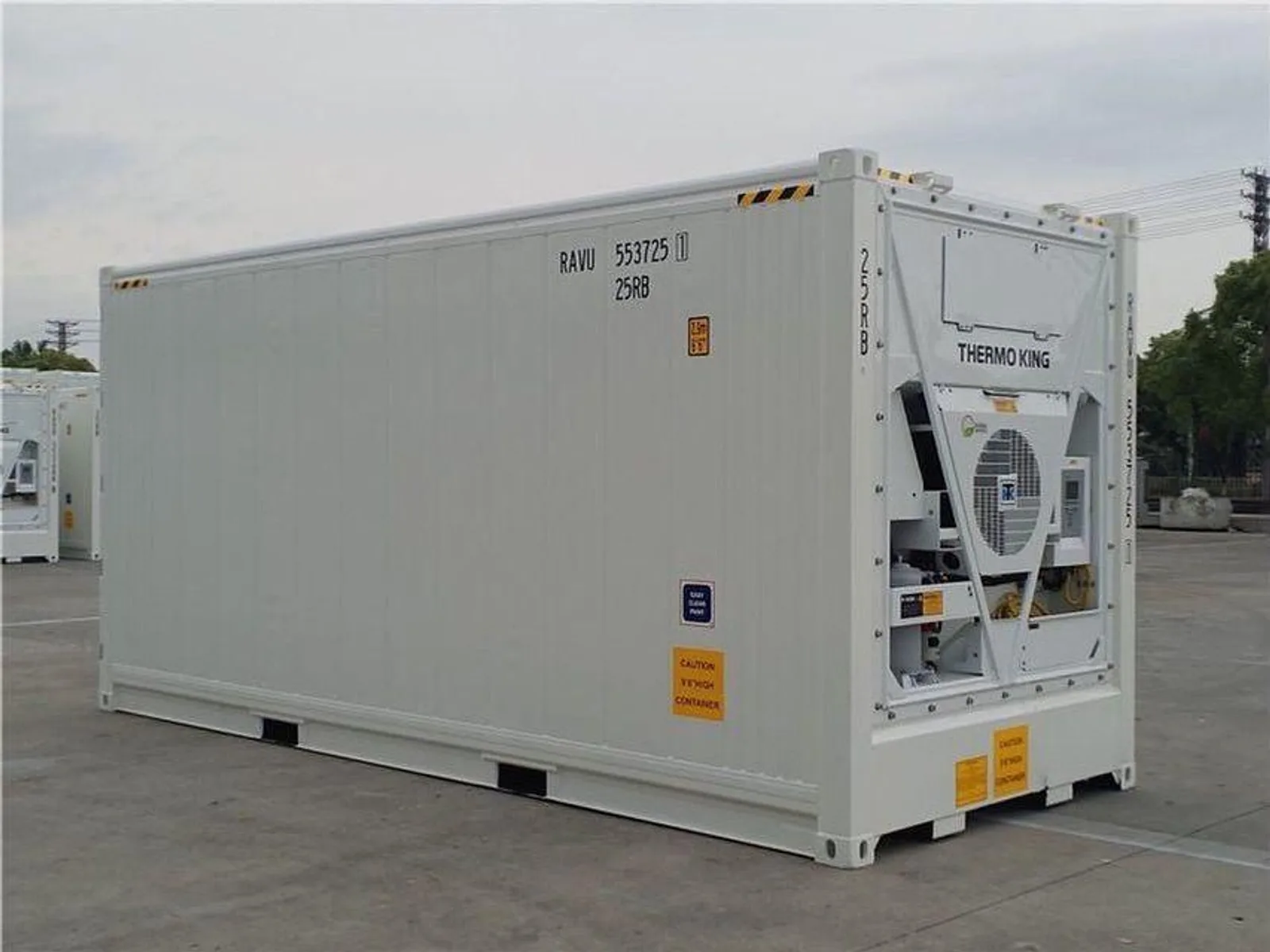 Reefer container for refrigerated storage in Dubai